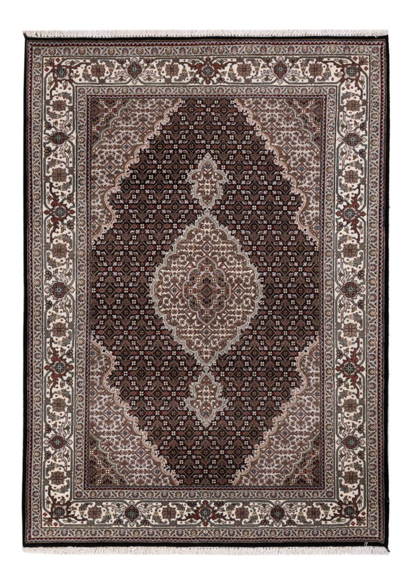 インド タブリーズ 絨毯 196x141cm - オリエンタル絨毯
