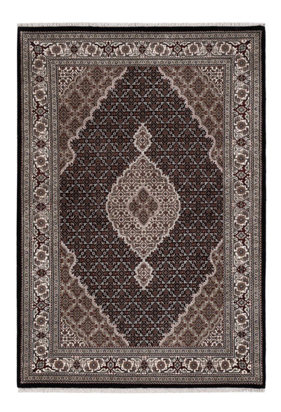 インド タブリーズ 絨毯 141x204cm - オリエンタル絨毯