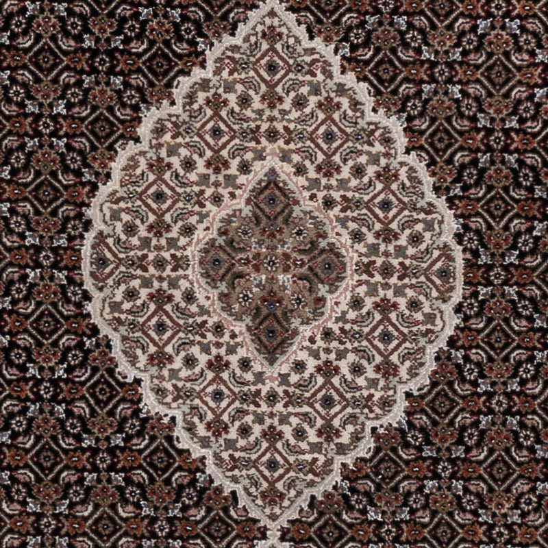 インド タブリーズ 絨毯 204x142cm - オリエンタル絨毯