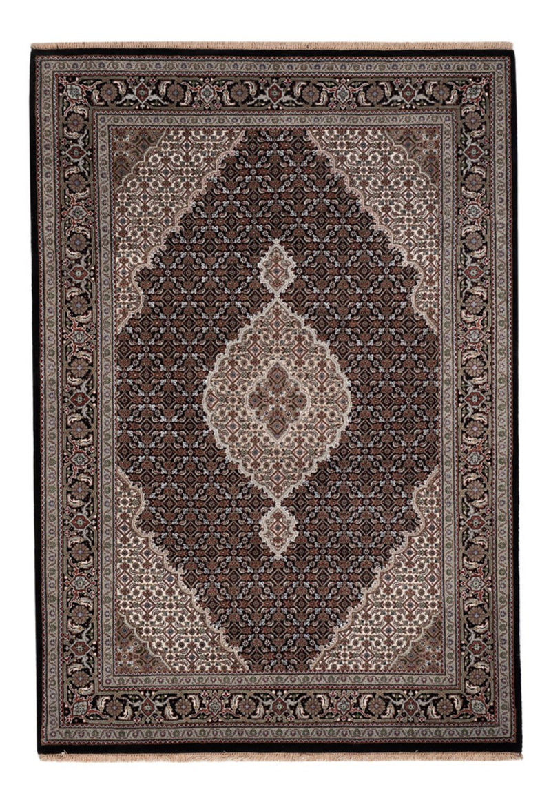 インド タブリーズ 絨毯 205x143cm - オリエンタル絨毯