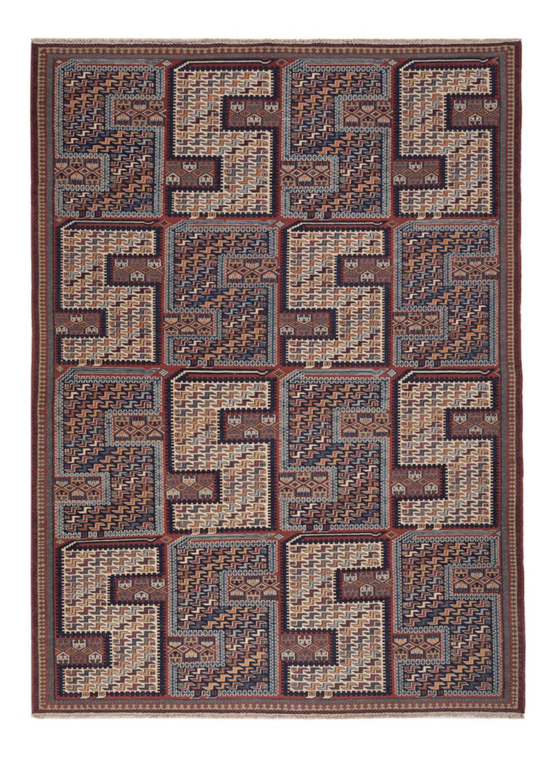 キリム アフガン 絨毯 214x155cm