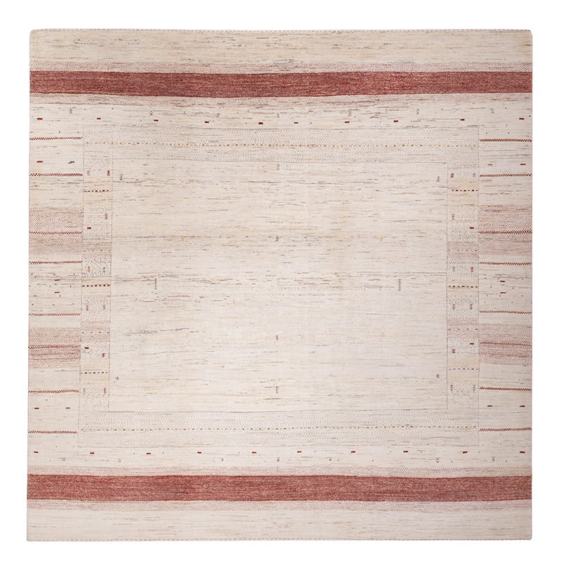 インド ロリバフト 絨毯 246x249cm - ウールラグ