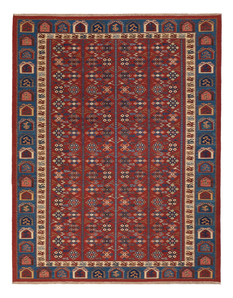 キリム アフガン 絨毯 228x175cm