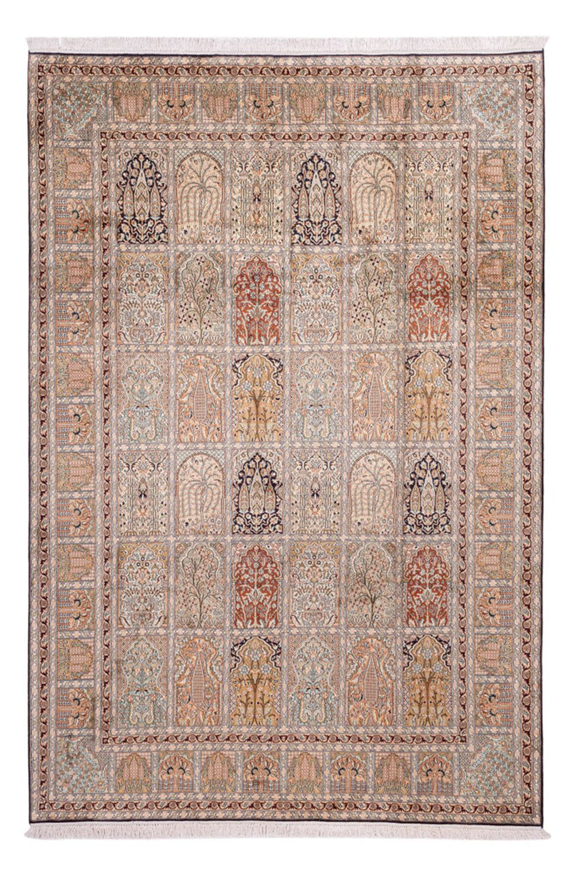 カシミールシルク 絨毯 315x214cm - オリエンタル絨毯