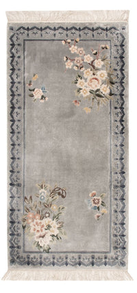中国シルク 絨毯 124x60cm - オリエンタル絨毯 – product image