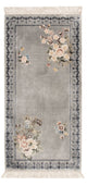 中国シルク 絨毯 124x60cm - オリエンタル絨毯
