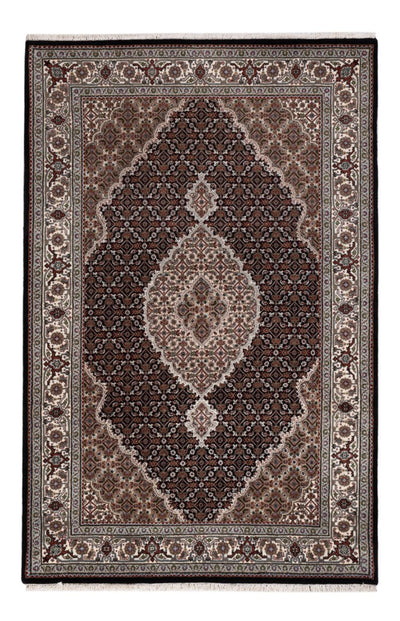 インド タブリーズ 絨毯 123x188cm - オリエンタル絨毯