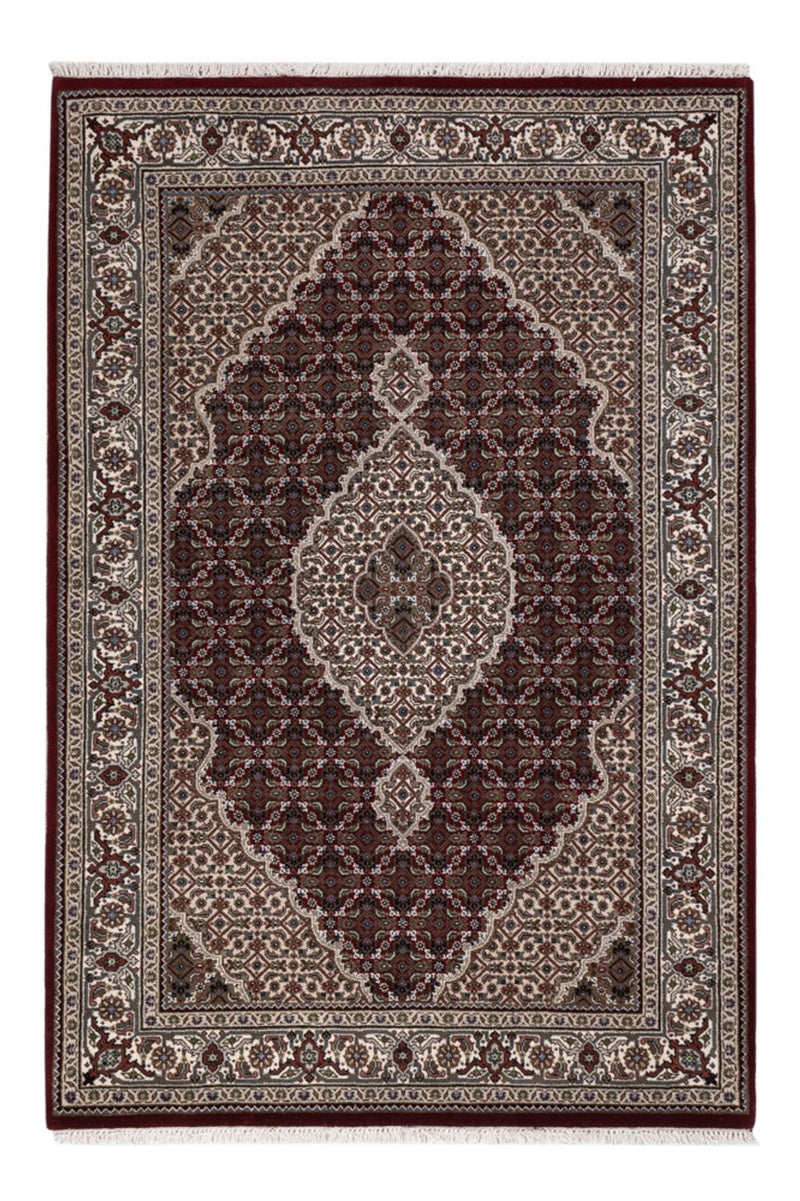 インド タブリーズ 絨毯 186x124cm - オリエンタル絨毯