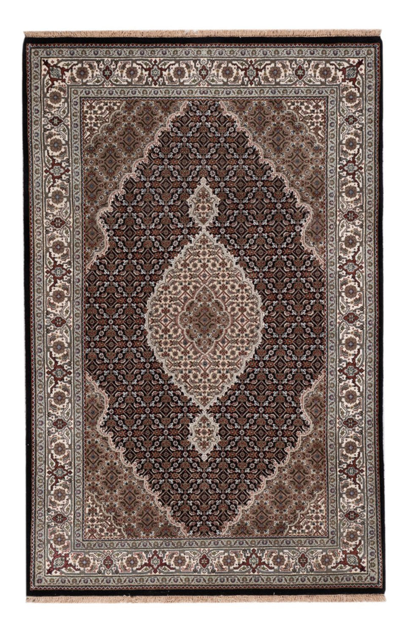 インド タブリーズ 絨毯 188x123cm - オリエンタル絨毯