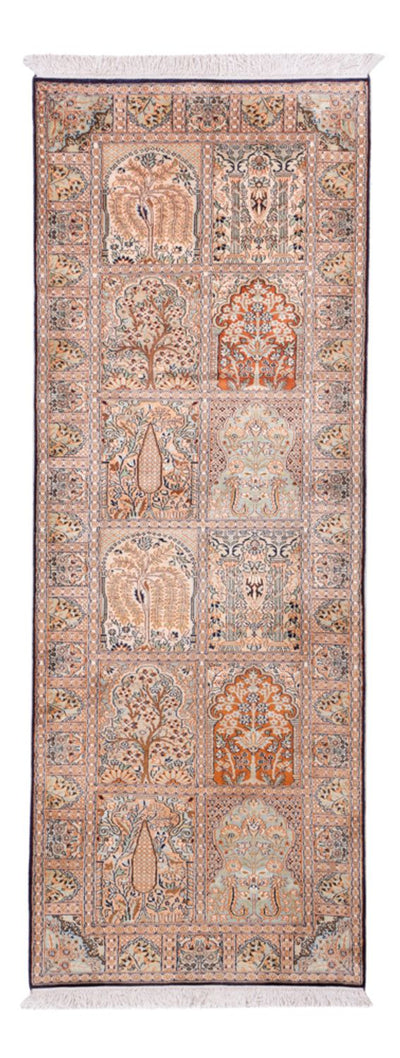 カシミールシルク 絨毯 80x236cm - オリエンタル絨毯