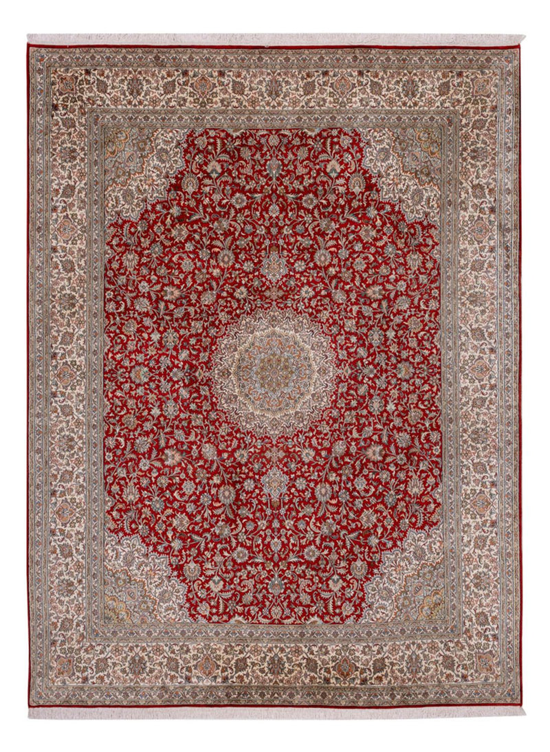 カシミールシルク 絨毯 327x244cm - オリエンタル絨毯