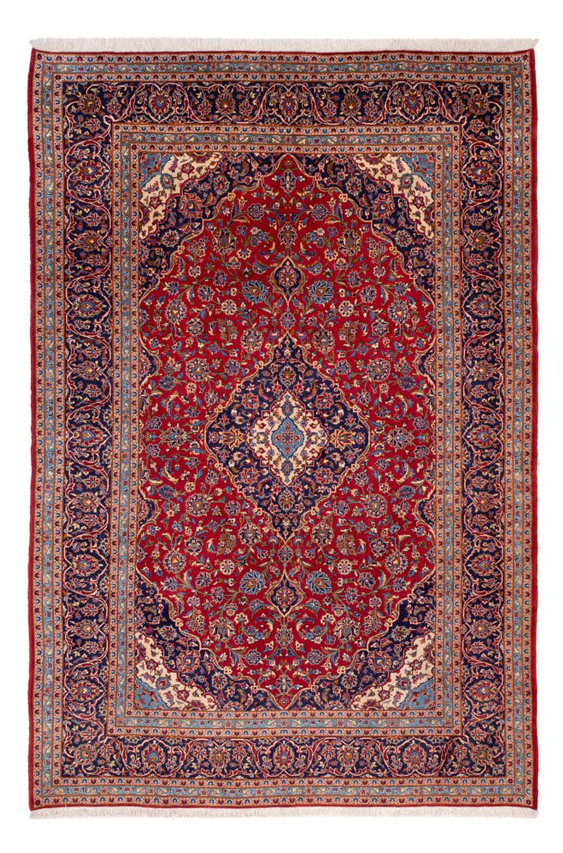 カシャーン 絨毯 373x252cm - ペルシャ絨毯