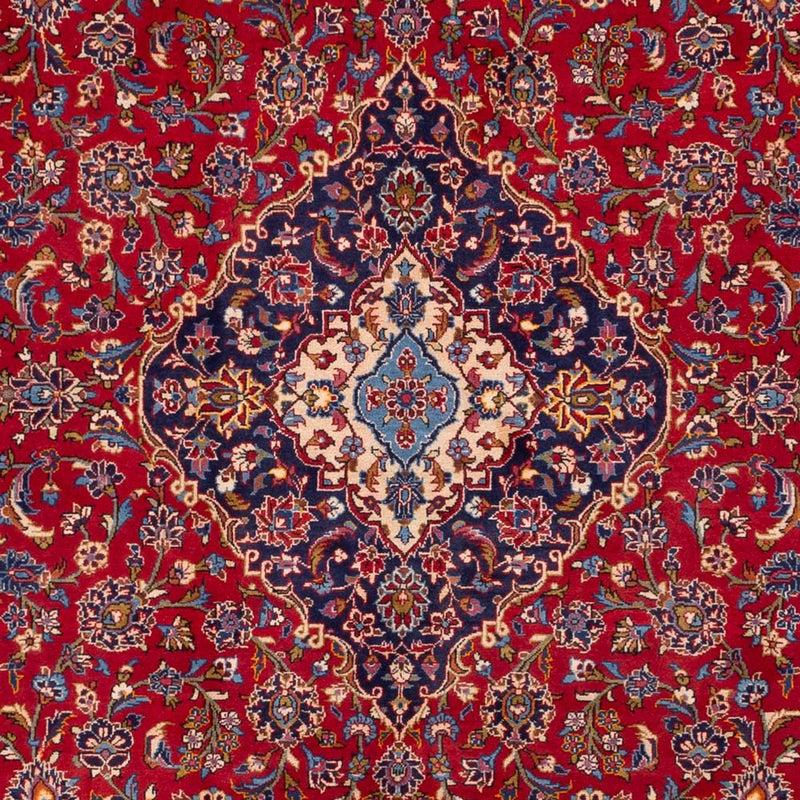 カシャーン 絨毯 373x252cm - ペルシャ絨毯