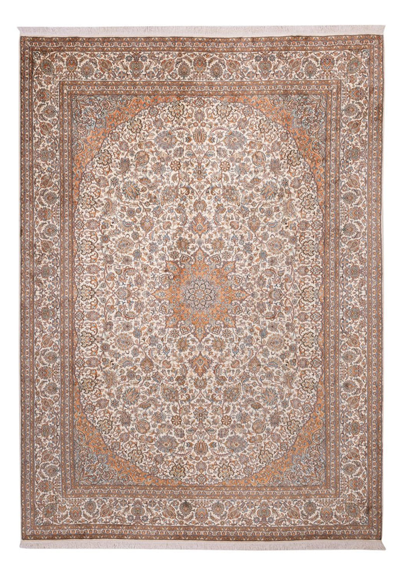 カシミールシルク 絨毯 347x247cm - オリエンタル絨毯