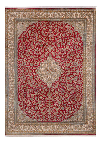 カシミールシルク 絨毯 244x339cm - オリエンタル絨毯