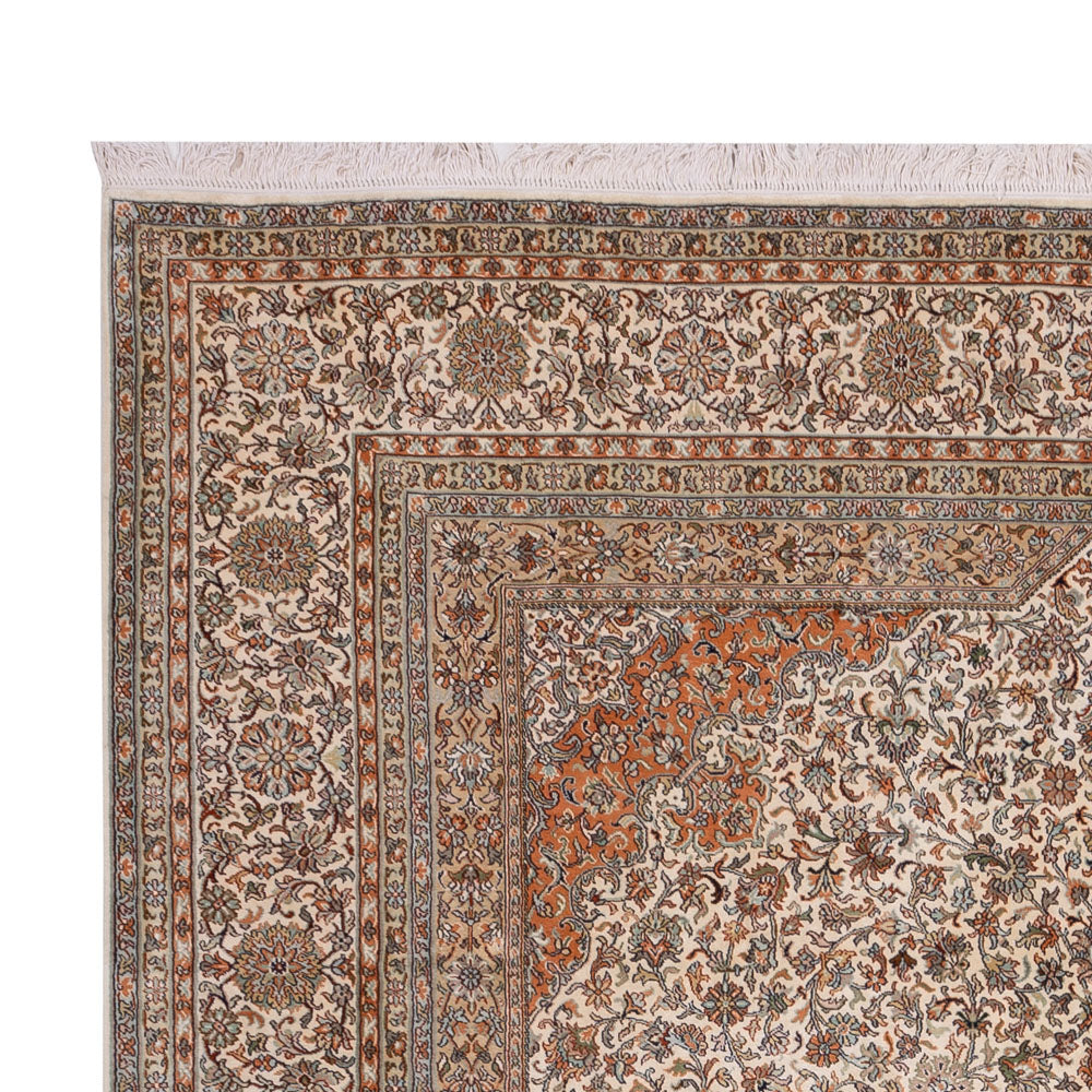 カシミールシルク 絨毯 344x250cm - オリエンタル絨毯