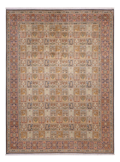 カシミールシルク 絨毯 246x330cm - オリエンタル絨毯