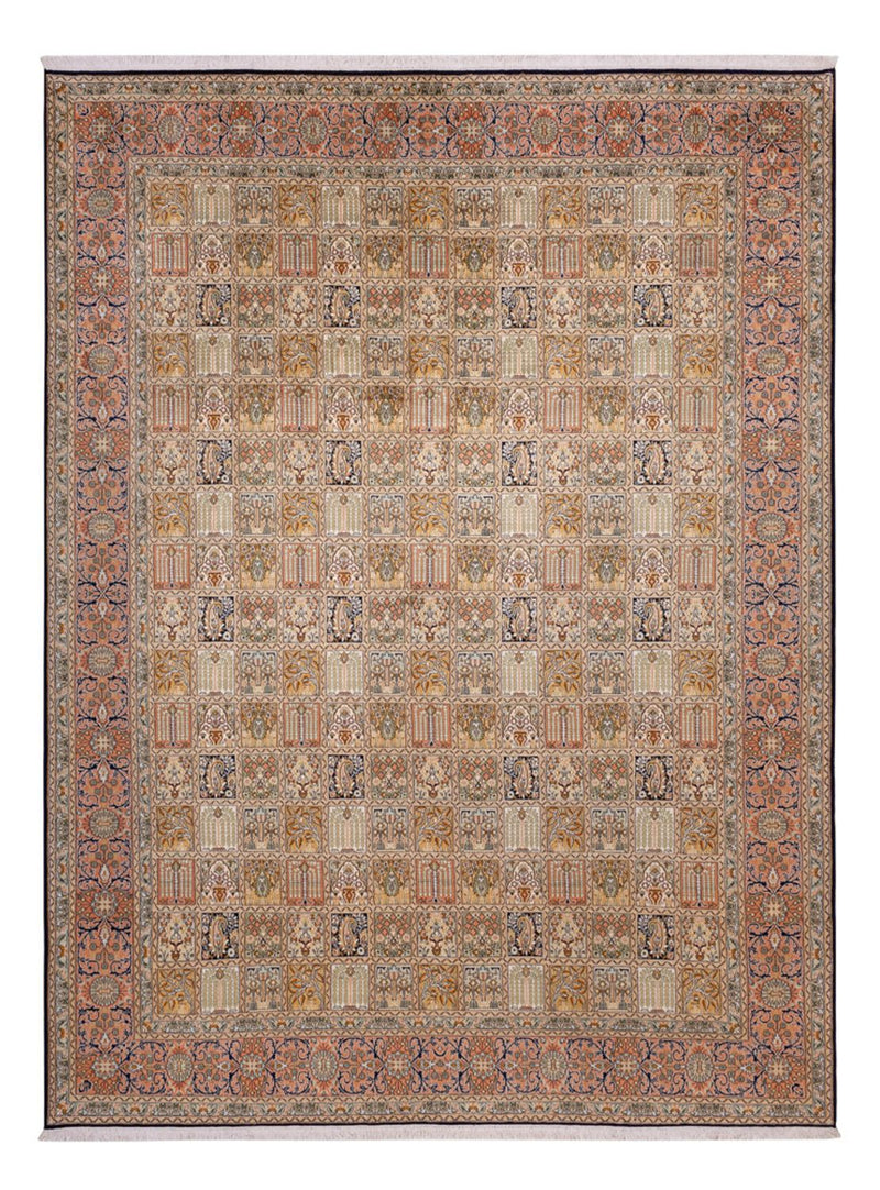 カシミールシルク 絨毯 330x246cm - オリエンタル絨毯