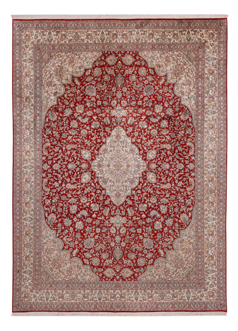カシミールシルク 絨毯 332x245cm - オリエンタル絨毯