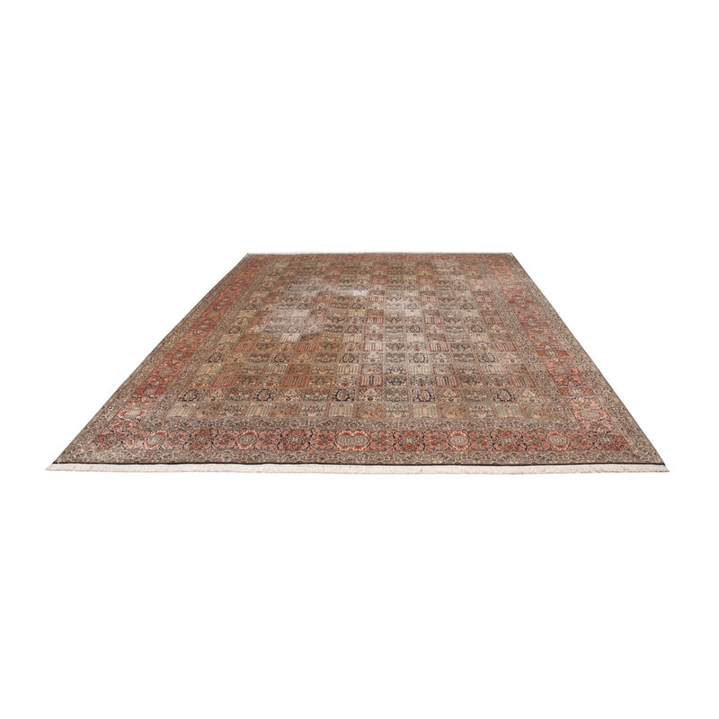 カシミールシルク 絨毯 377x275cm - オリエンタル絨毯