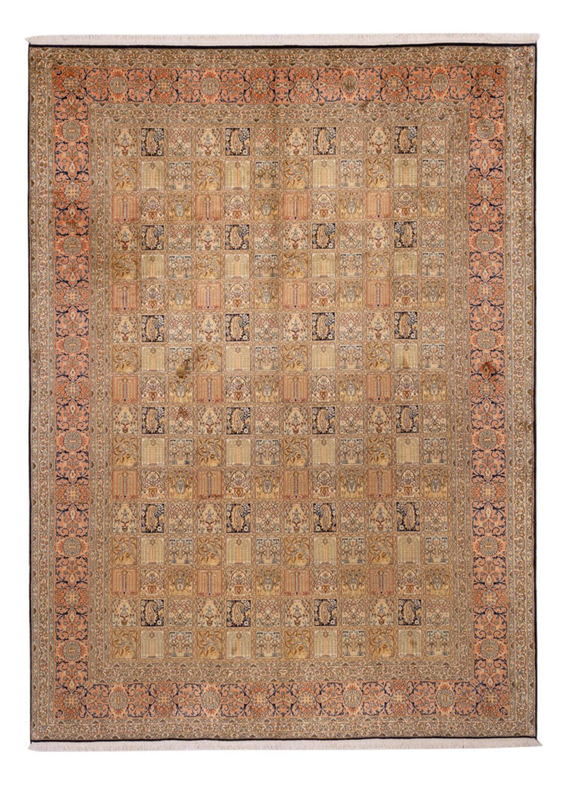 カシミールシルク 絨毯 339x246cm - オリエンタル絨毯