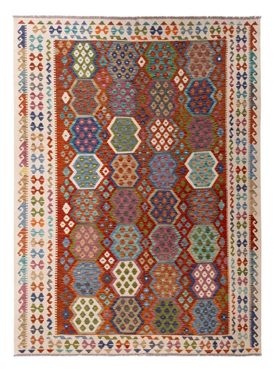 キリム マイメネ 絨毯 214x292cm - ウールラグ