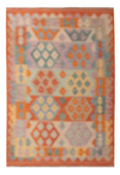 キリム マイメネ 絨毯 124x182cm - ウールラグ