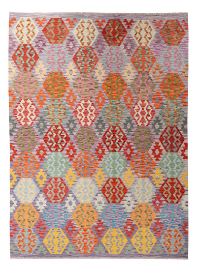 キリム マイメネ 絨毯 214x290cm - ウールラグ