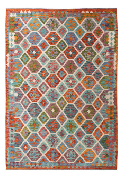 キリム マイメネ 絨毯 204x296cm - ウールラグ
