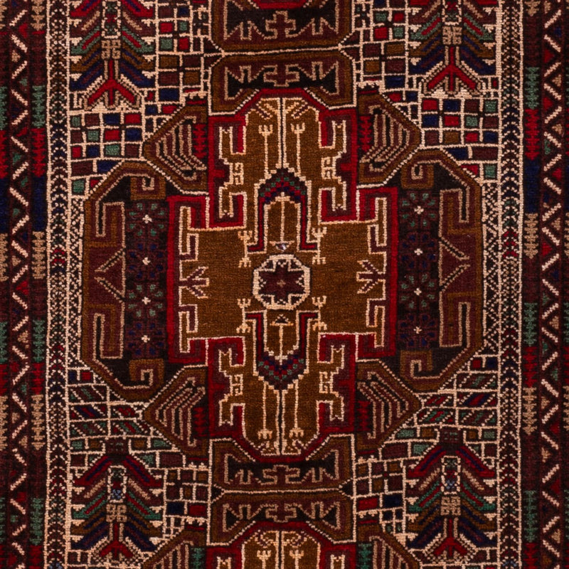 バルーチ絨毯 204x110cm - オリエンタル絨毯
