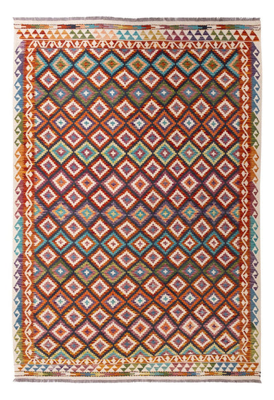 キリム マイメネ 絨毯 201x282cm - ウールラグ