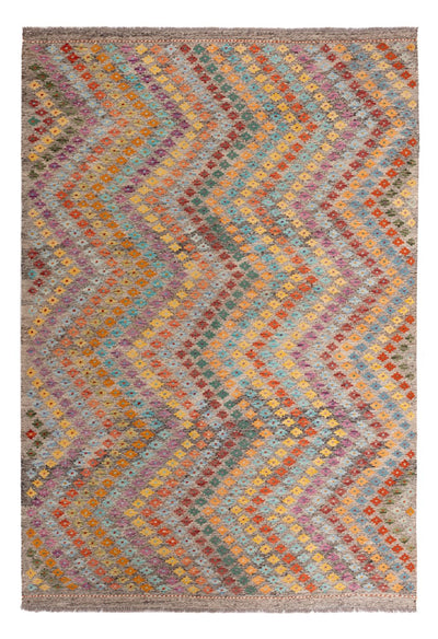 キリム マイメネ 絨毯 206x298cm - ウールラグ