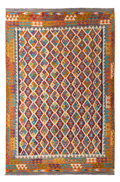 キリム マイメネ 絨毯 205x307cm - ウールラグ