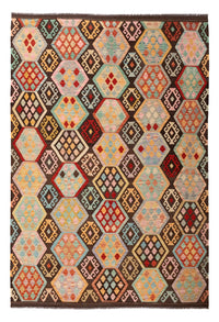 キリム マイメネ 絨毯 294x201cm - ウールラグ – product image