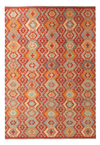 キリム マイメネ 絨毯 206x303cm - ウールラグ