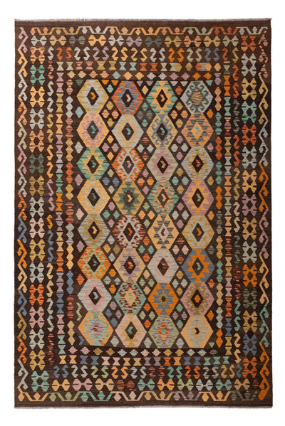キリム マイメネ 絨毯 200x303cm - ウールラグ