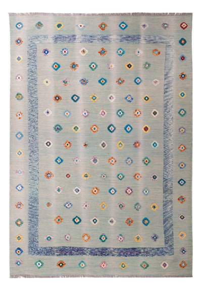 キリム マイメネ 絨毯 207x298cm - ウールラグ