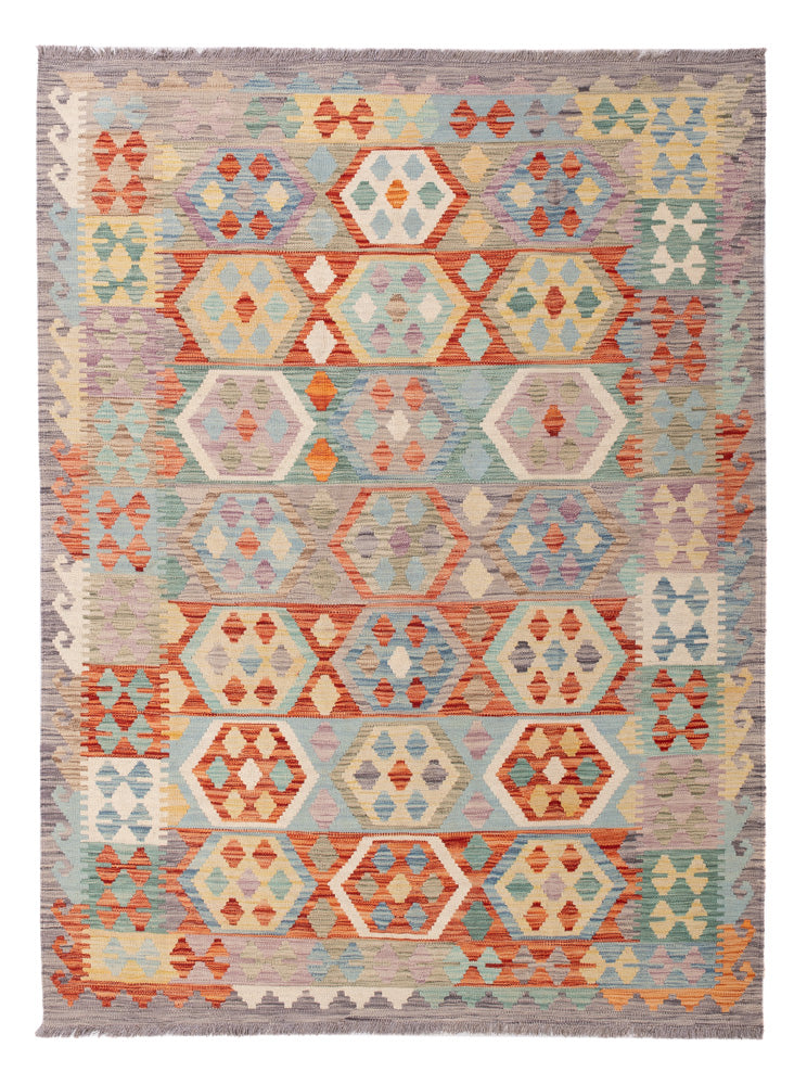 キリム マイメネ 絨毯 203x152cm - ウールラグ