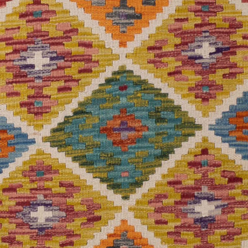 キリム マイメネ 絨毯 141x100cm - ウールラグ