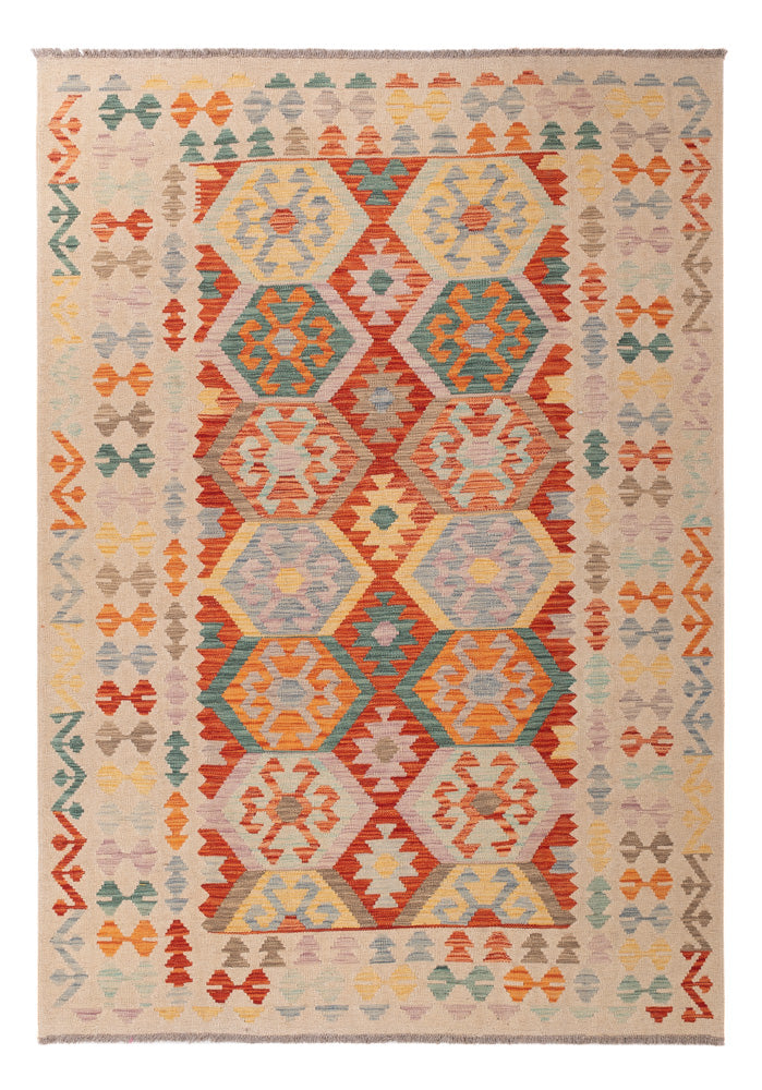 キリム マイメネ 絨毯 234x165cm - ウールラグ