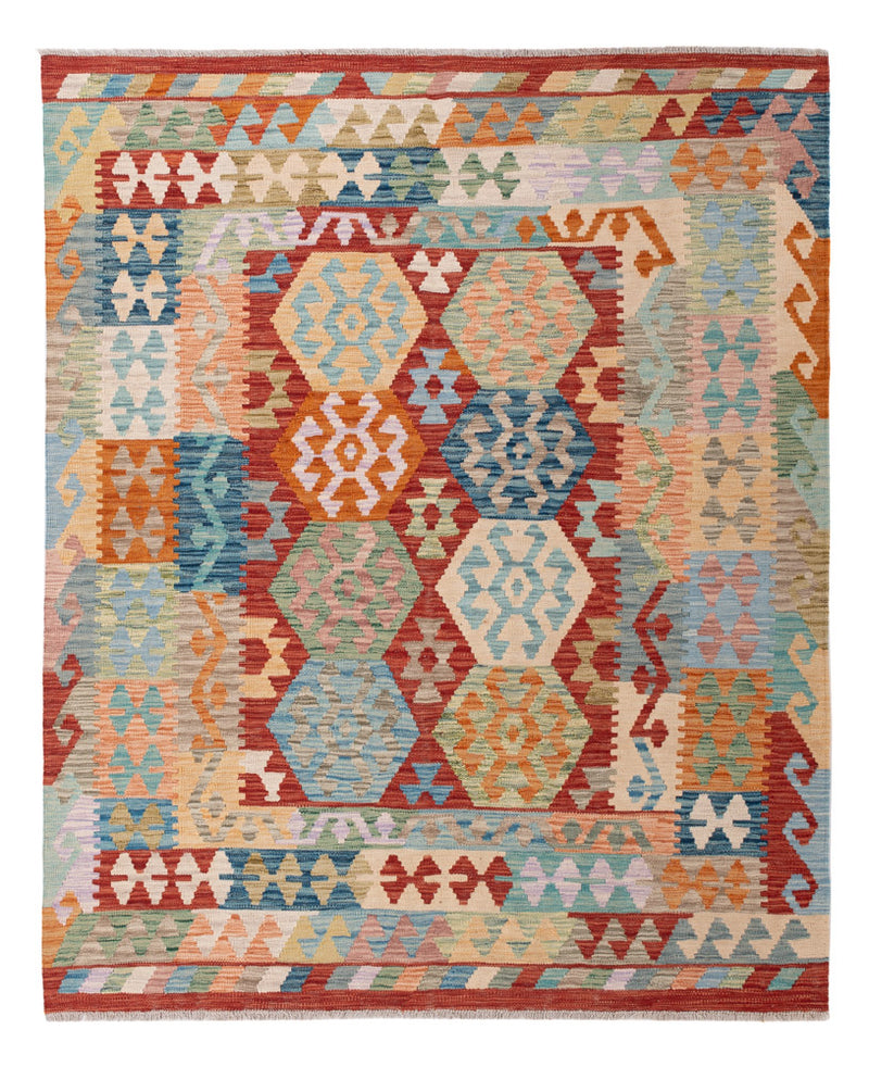 キリム マイメネ 絨毯 194x156cm - ウールラグ