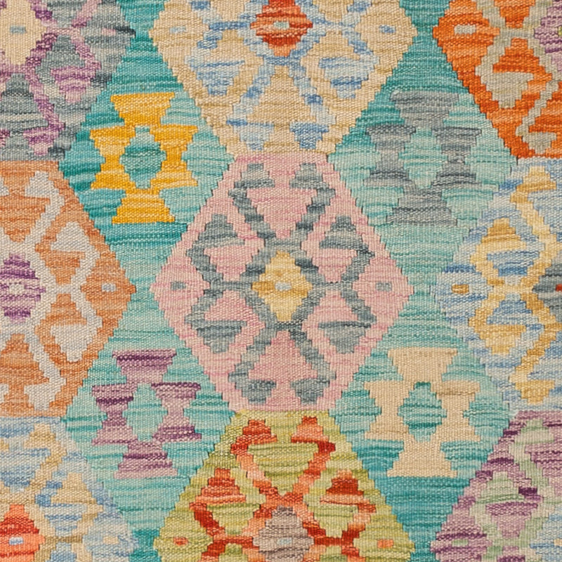 キリム マイメネ 絨毯 193x151cm - ウールラグ