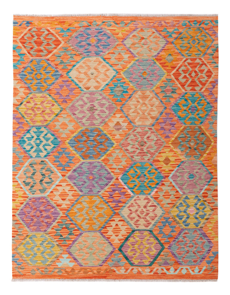 キリム マイメネ 絨毯 195x149cm - ウールラグ