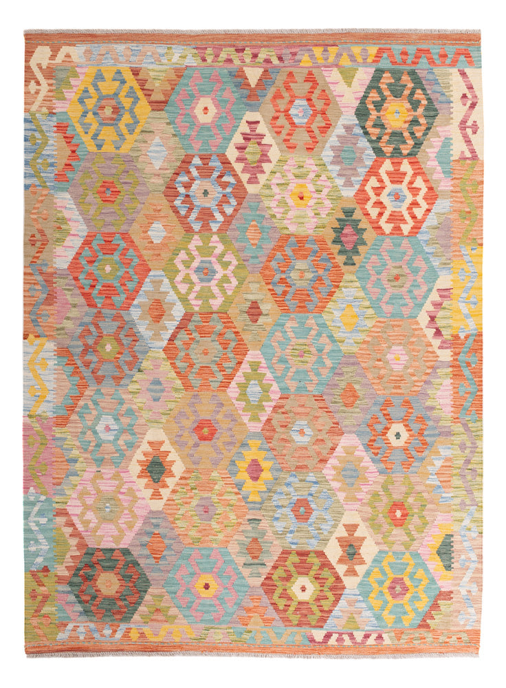 キリム マイメネ 絨毯 236x177cm - ウールラグ