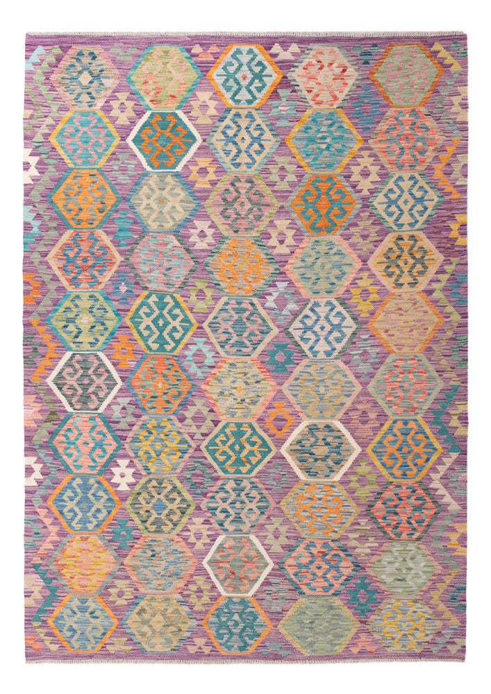 キリム マイメネ 絨毯 258x182cm - ウールラグ