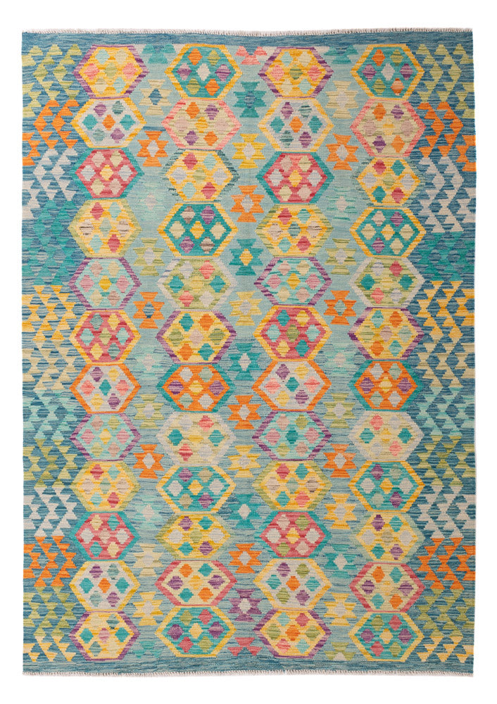 キリム マイメネ 絨毯 245x173cm - ウールラグ