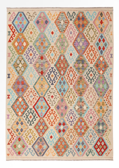 キリム マイメネ 絨毯 179x251cm - ウールラグ
