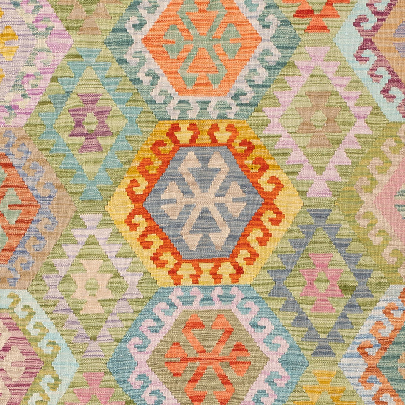 キリム マイメネ 絨毯 252x178cm - ウールラグ