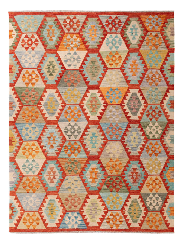 キリム マイメネ 絨毯 241x178cm - ウールラグ