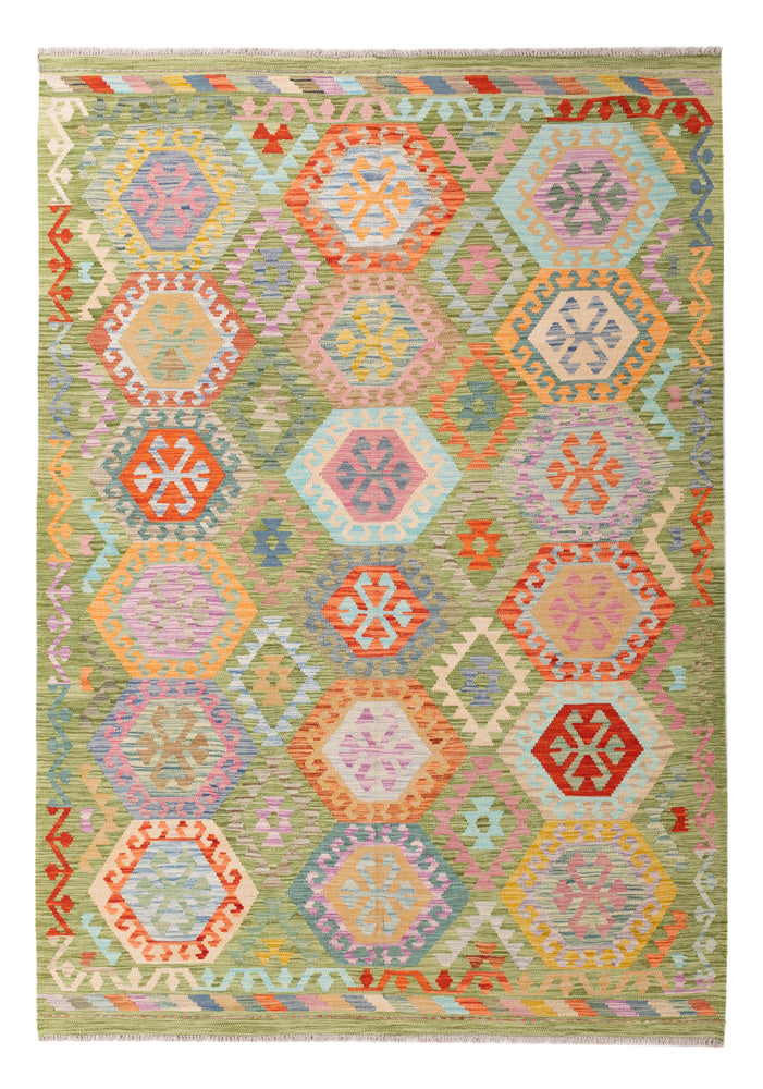 キリム マイメネ 絨毯 249x177cm - ウールラグ
